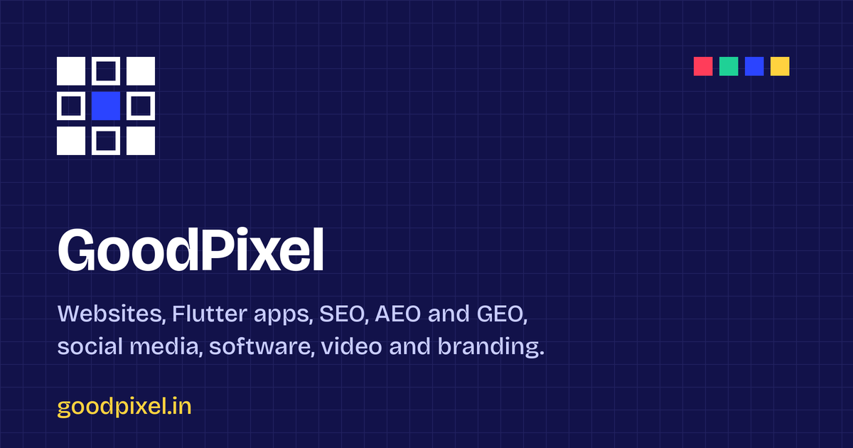 GoodPixel | Web, App, SEO and Branding Agency in India